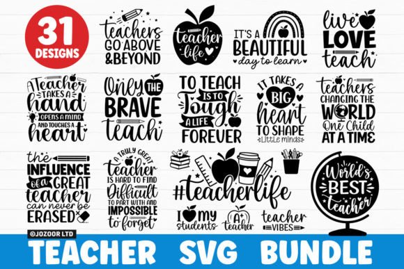 Download Teacher Back to School SVG Bundle - School svg Collection
