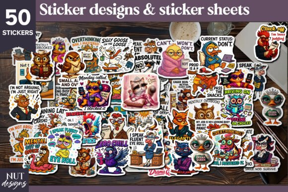 Download Funny Sarcastic Sticker Drama Queen - Sticker Collection