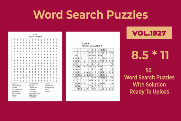 Download Word Search Puzzles Vol 1927 - 1927 Collection