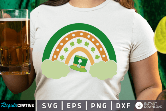 Download St.patrick's Rainbow Clipart Svg Design - Rainbow Collection