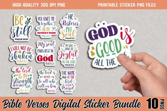 Download Bible Verse Stickers, Religious Sticker - Sticker Collection
