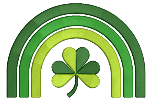 Download St. Patrick's Rainbow Clover - Rainbow Collection
